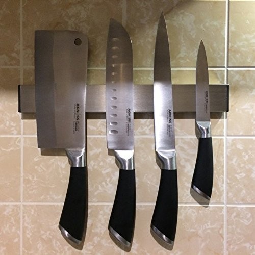 Tempat Pisau Magnet Magnetic Knife Holder Rak Dinding Pisau Dapur