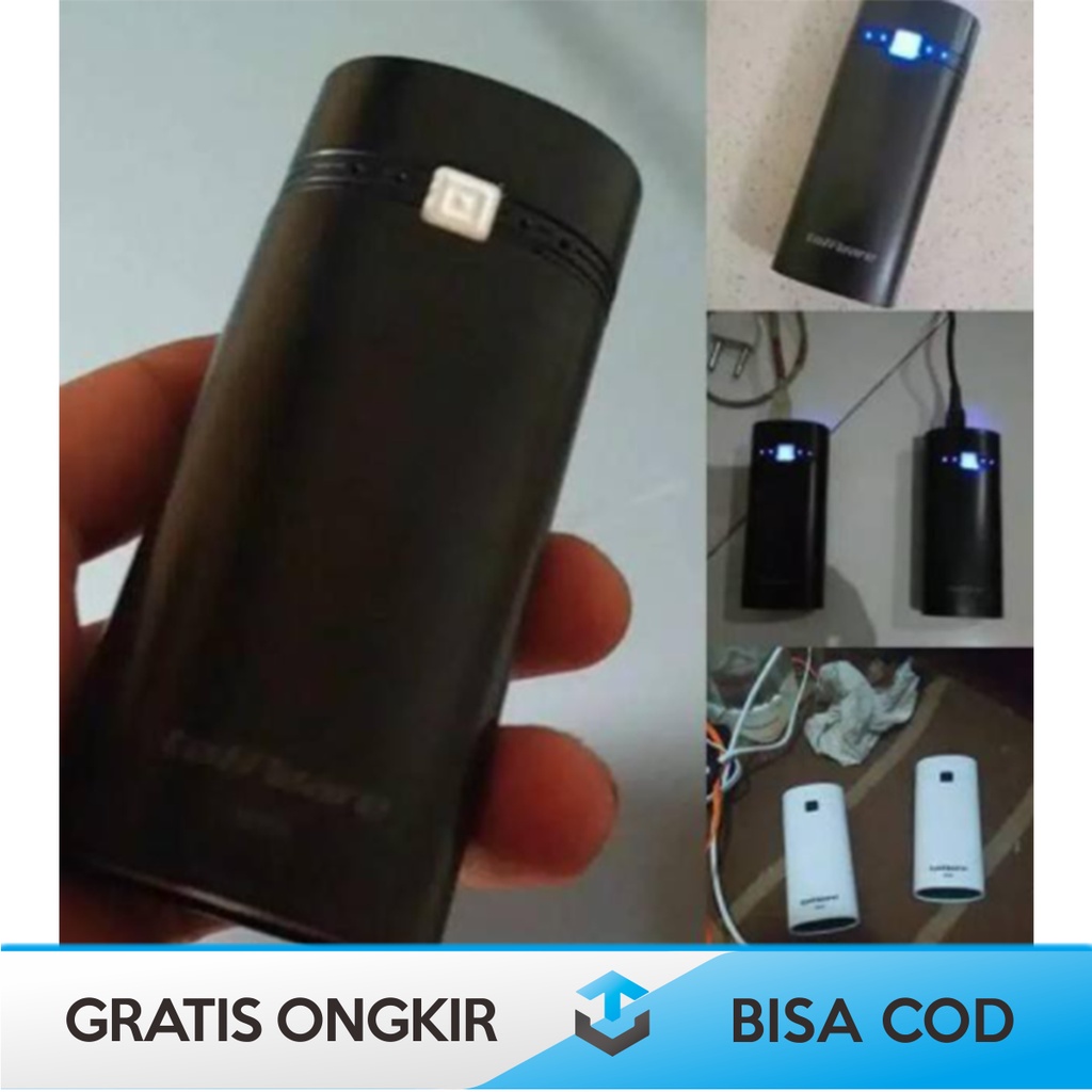 CASING POWERBANK DIY TAFFWARE UNTUK 2 PCS BATERAI 18650 FLAT TOP ORI