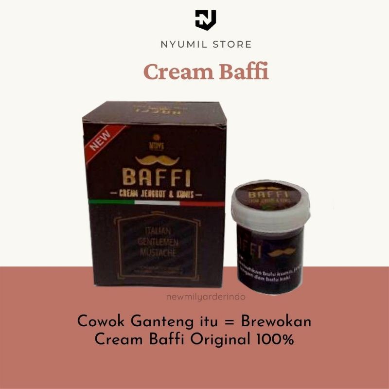 BAFFI CREAM ORIGINAL BPOM PENUMBUH JENGGOT-PENUMBUH KUMIS DAN JAMBANG AMPUH