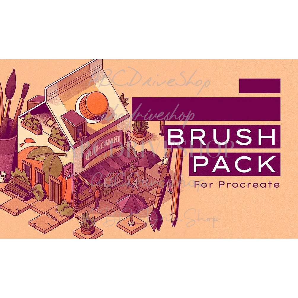 Procreate Brush - The Plastic Brush Pack