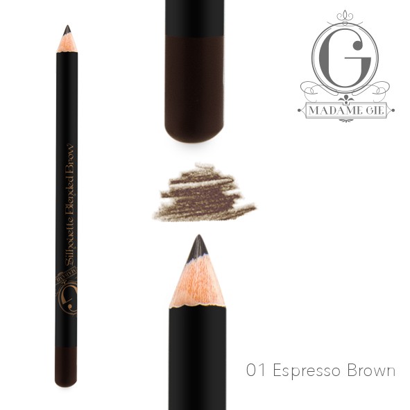 Madame Gie Silhouette Blended Brow Pensil Alis Lembut -  01 Espresso Brown