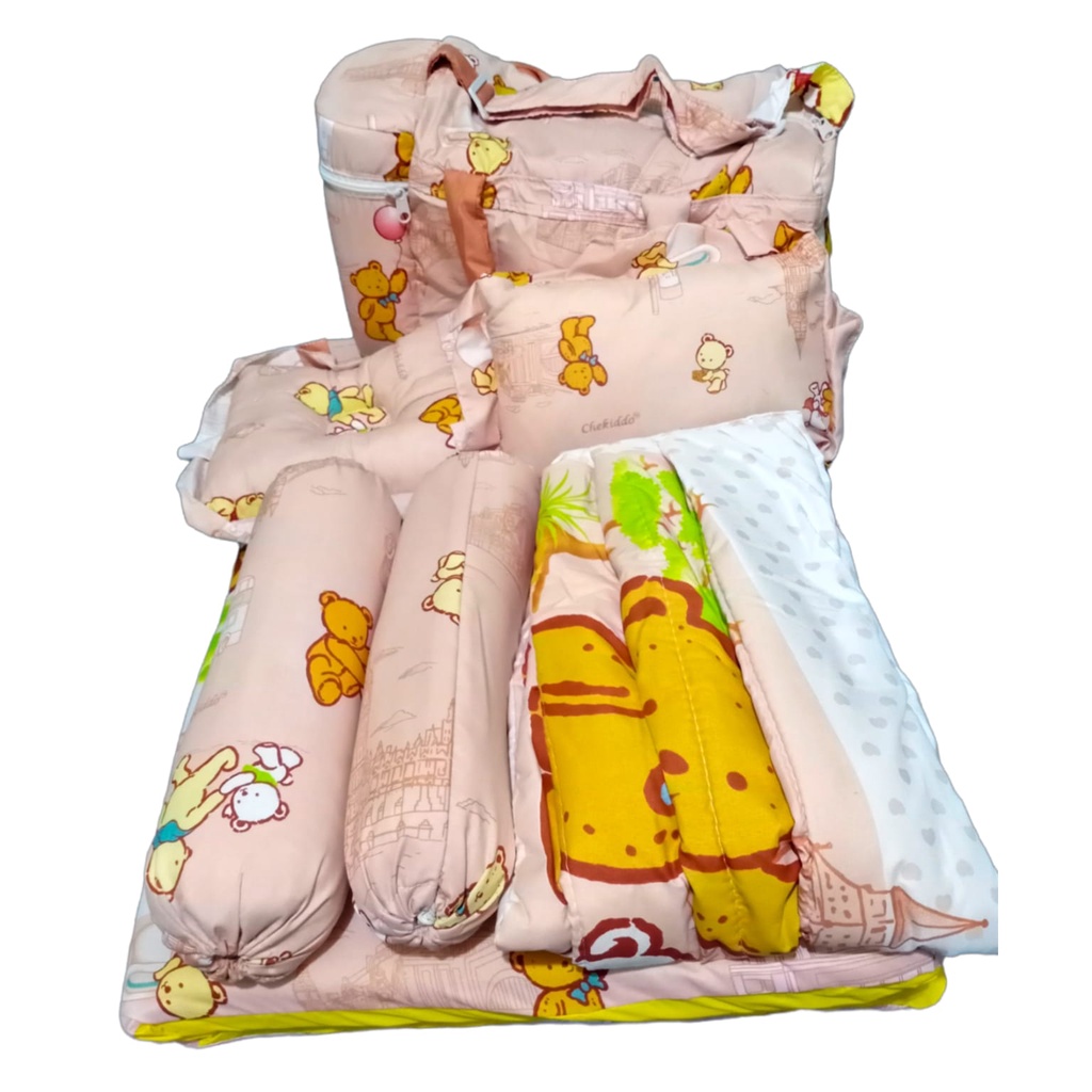 PAKET PERLENGKAPAN BAYI/ KASUR BAYI/ TAS BAYI/ GENDONGAN BAYI/ BANTAL DAN GULING