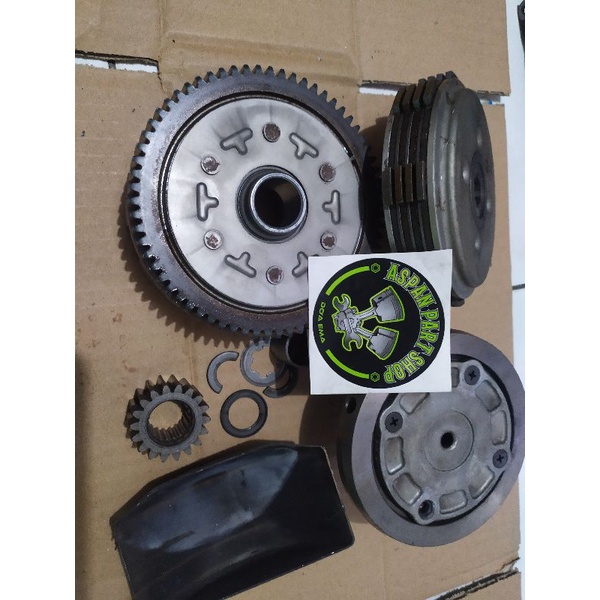 Rumah kopling house comp clutch primary gigi primer skunder honda win original