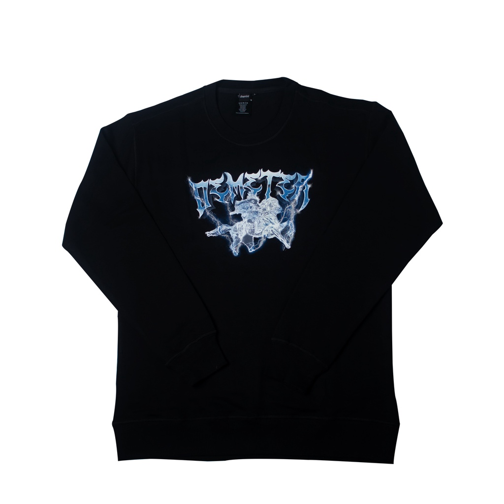 DEMETER | Heavyweight Oversized Crewneck Sweater | Lightning Horse