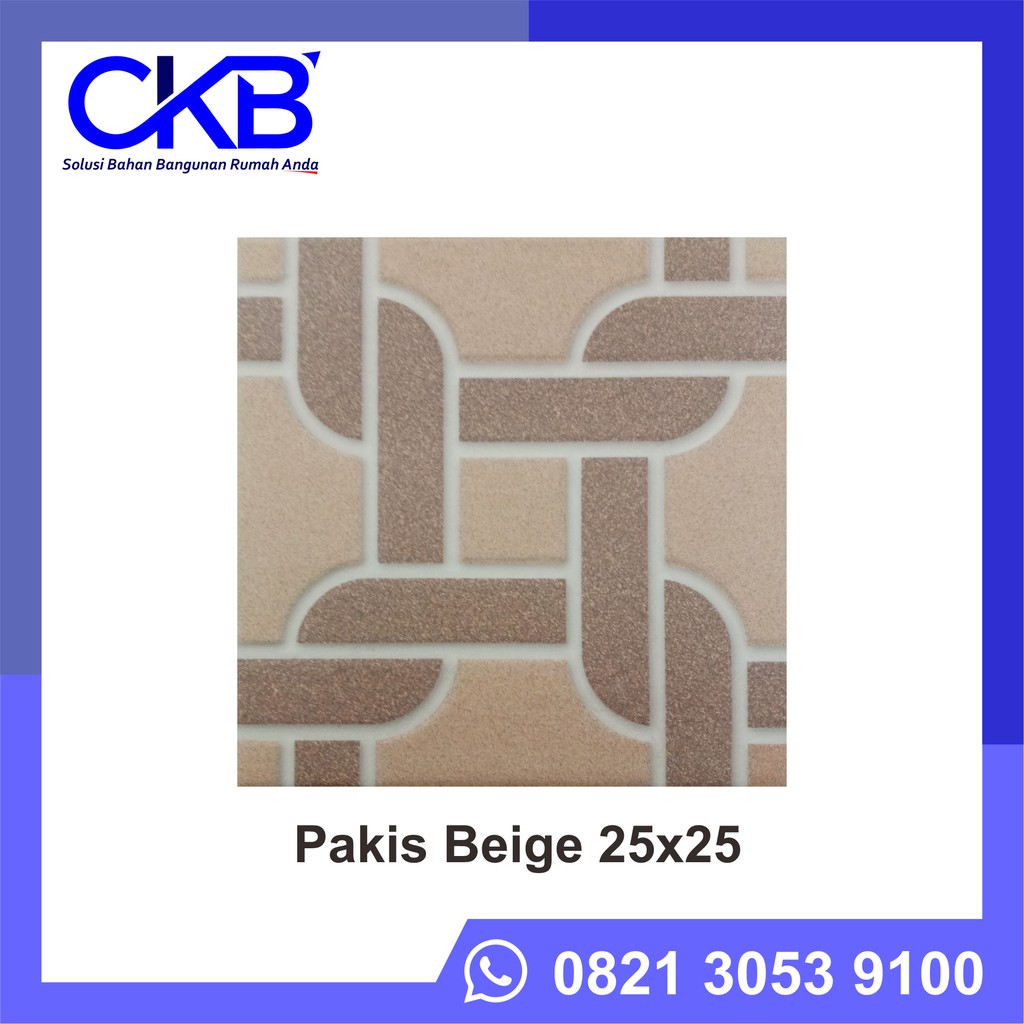 Jual Keramik 25x25keramik Lantaikeramik Dinding Pakis Beige Shopee