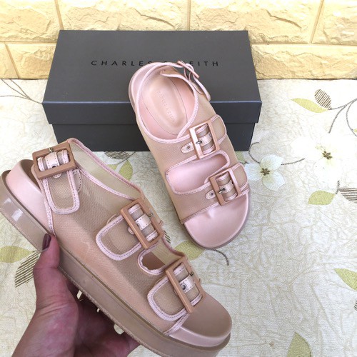 CK-238 MESH FLATFORM SANDAL