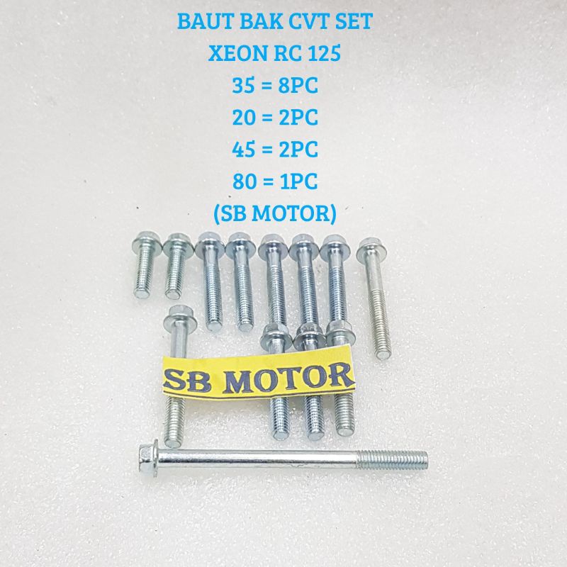 BAUT BAK CVT SET XEON RC 125 13PC