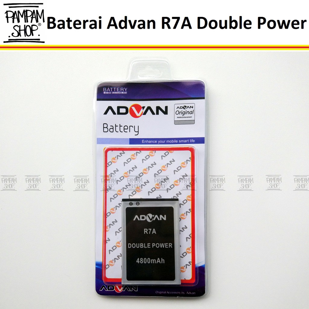 Baterai Advan Vandroid R7A Original Double Power Batre Batrai Battery HP Advance R7 A