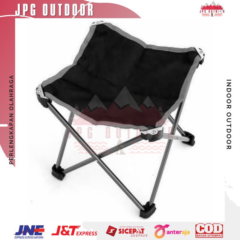 Kursi Lipat Camping Outdoor Portable Aluminium Alloy Kursi Lipat Mancing Kursi Bangku Lipat