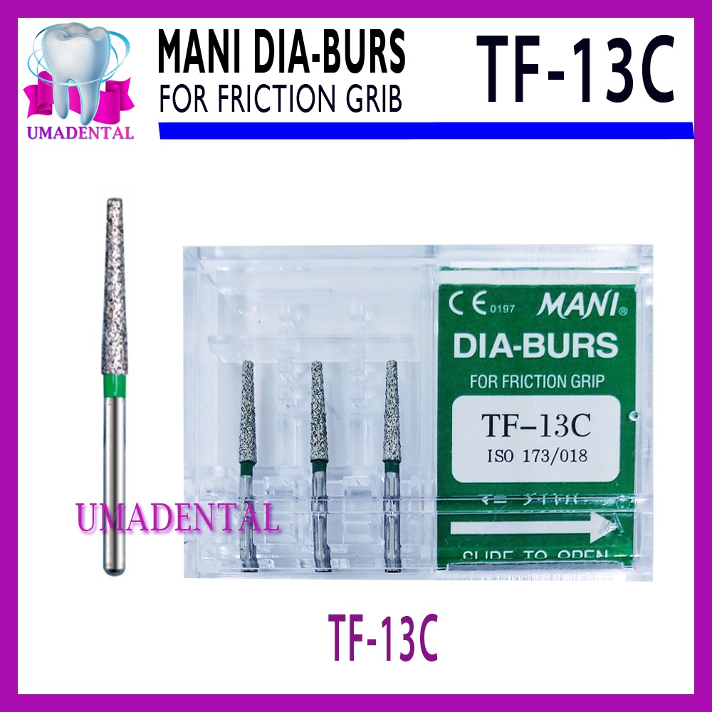 Jual Dental bur Diamond mani dia bur TF13C Shopee Indonesia