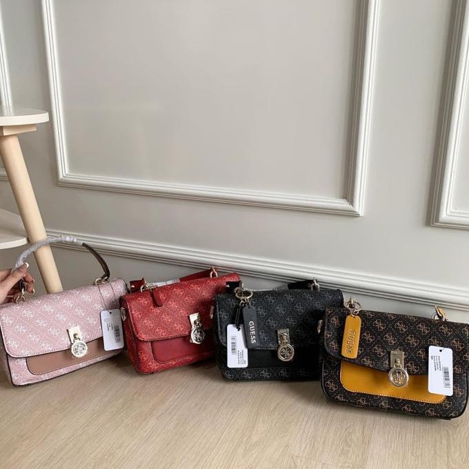 Jual Tas Guess Jensen Logo Hand Crossbody Bag Shopee Indonesia
