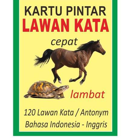 Barang Pilihan.. FLASHCARD / MAINAN EDUKASI / KARTU PINTAR LAWAN KATA
