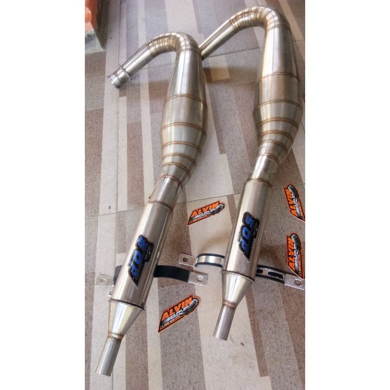 knalpot DOS KOLONG RXKING STENLIS SUARA GARING JRIIINGGG