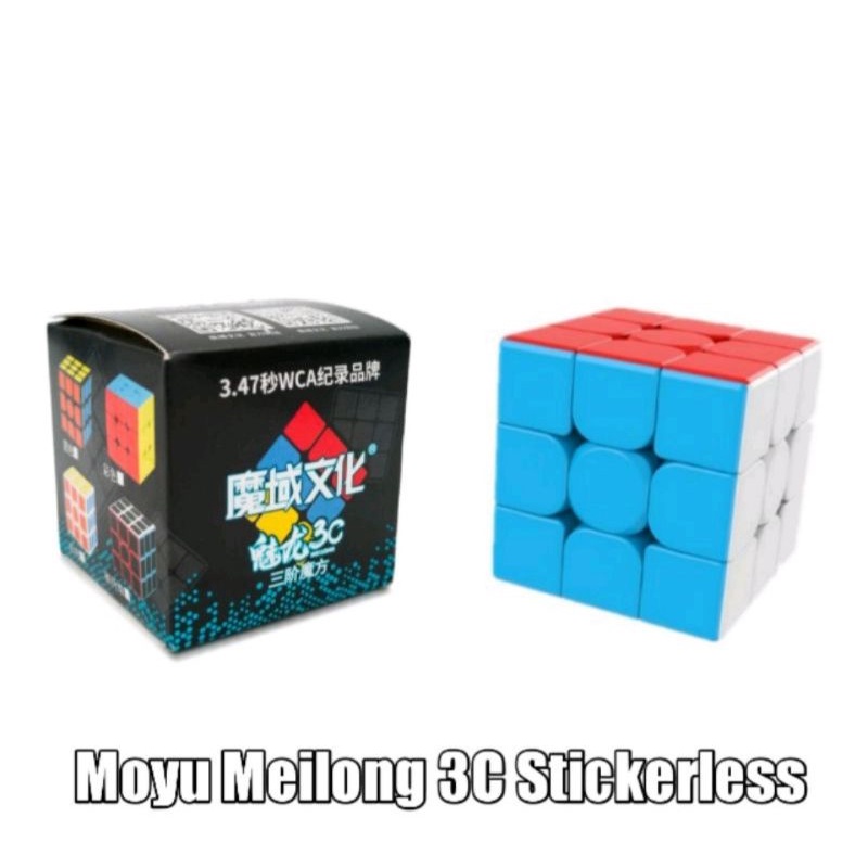 [COD] PROMO!!! Rubik MoYu MeiLong 3x3x3 Magic Cube Stickerless| Magic Cube 3x3 Speed Cube 3x3| Rubik Murah 3x3