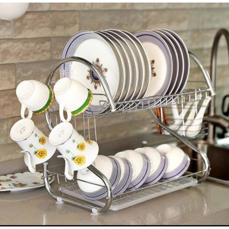 rak piring stenlis | rak piring kekinian | rak piring model