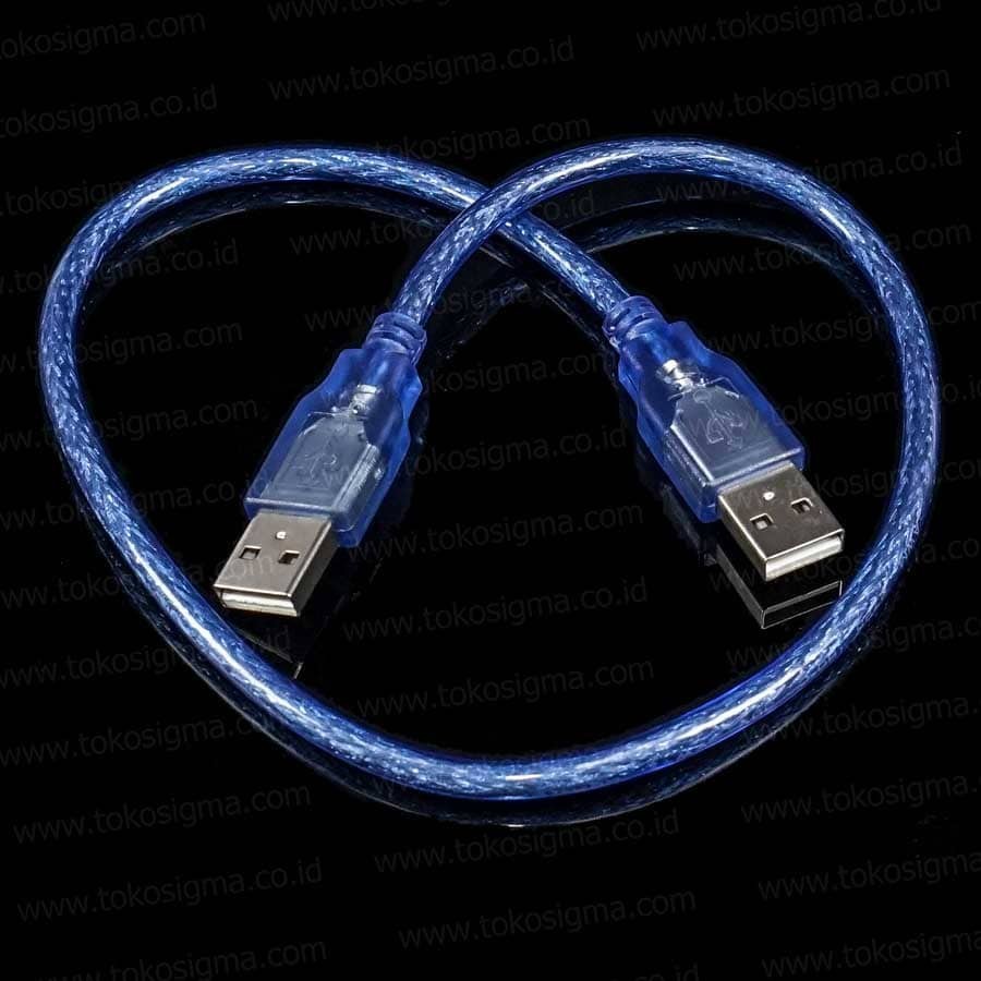 KABEL USB 2.0 A MALE-MALE 50 CM