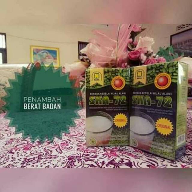 

Minuman serbuk penambah berat badan.