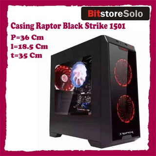 Casing Computer PC Power Up Raptor Black Strike 1501