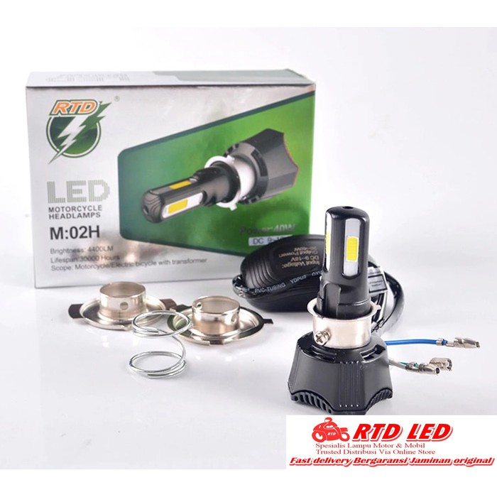 Rtd Led Lampu Utama Headlamp Led Rtd M02H Original