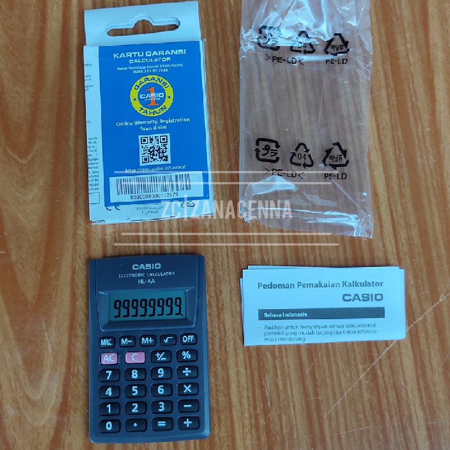 Original CASIO HL-4A POCKET CALCULATOR