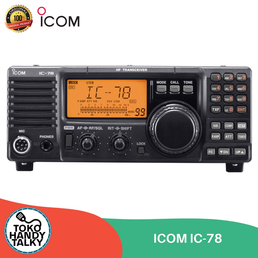 RADIO SSB ICOM IC-78 IC78 NEW GARANSI RESMI