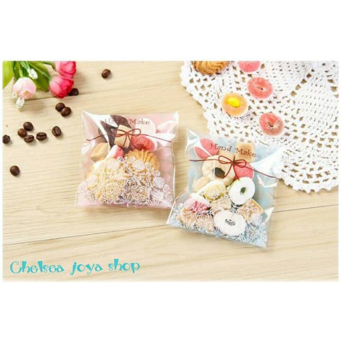 

Plastik bungkus kue- cookies- permen- roti- asesoris- fancy/10x10cm
