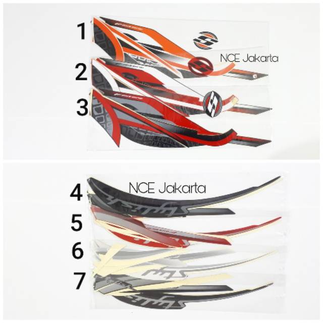 STIKER STRIPING SCOOPY SPORTY STYLISH 2019