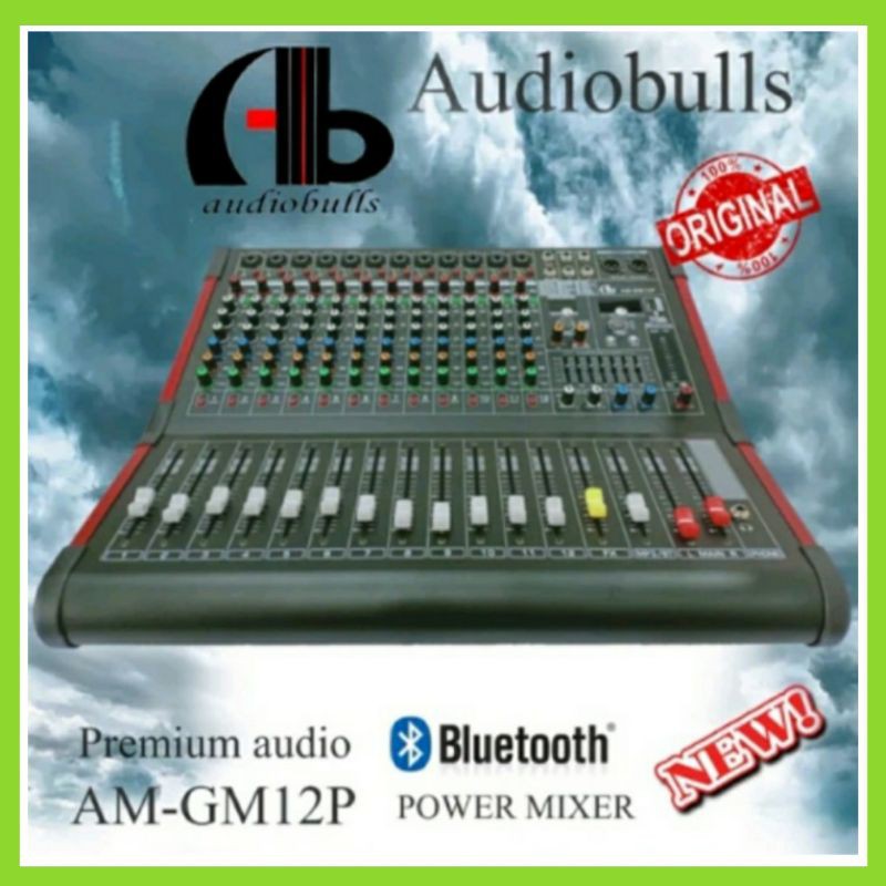 Power Mixer Audio AB Audiobulls Am-Gm12p PREMIUM QUALITY ORIGINAL