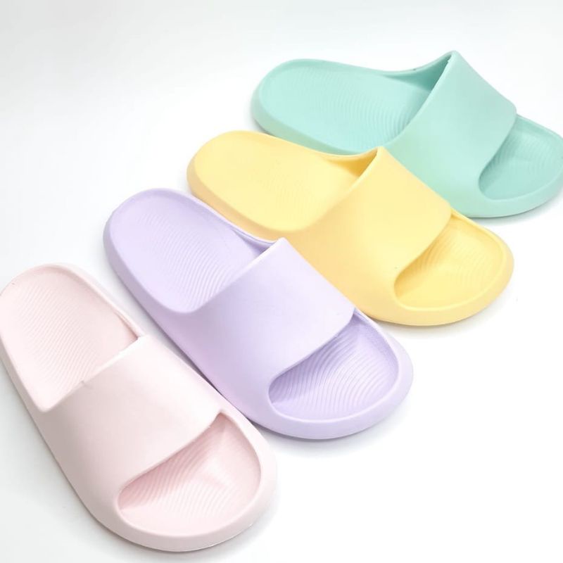 Sandal Selop Wanita Korea / Slip On Cute Korean Style Murah Anti Air 975W