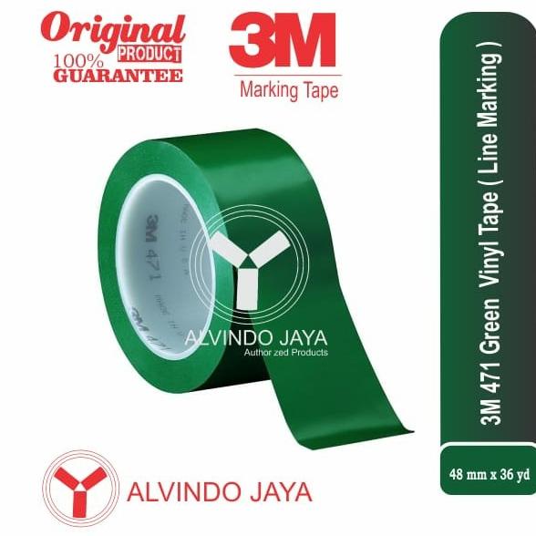 

3M Vinyl tape 471 green .2in x 33m