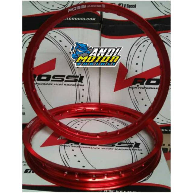 Velg lingkaran rossi 160 ring 17 red, gold, silver, violet, blue, black PER BIJI