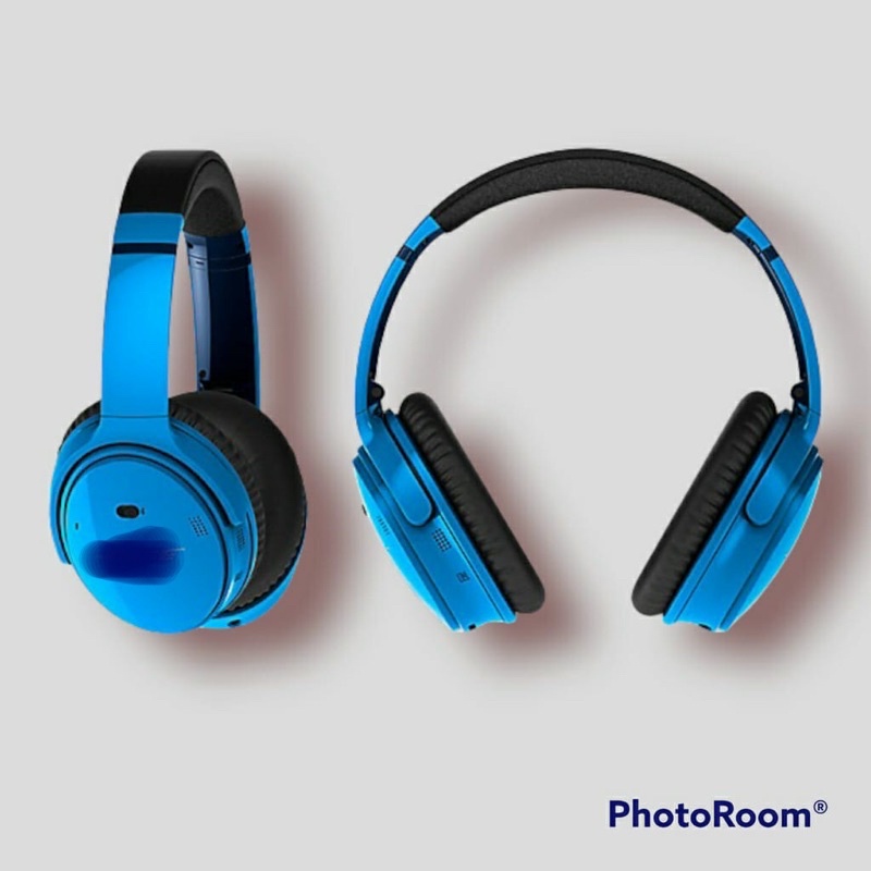 [BIRU] HEADPHONE BLUETOOTH QUIET COMFORT 35II VARIASI WARNA BIRU HEADPHONE WIRELESS  BASS QUALITY