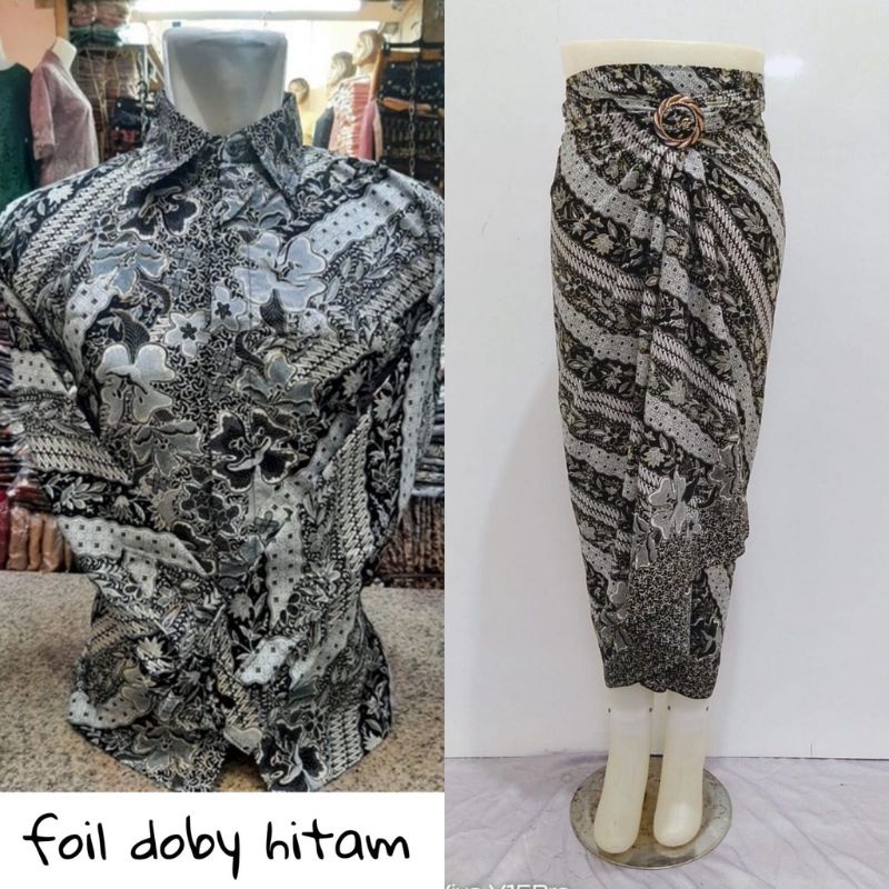 Couple rok lilit dengan kemeja//rok lilit batik//rok ikat//rok instan//couple batik terbaru