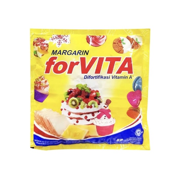 

Margarin Forvita Mentega 200 Gram