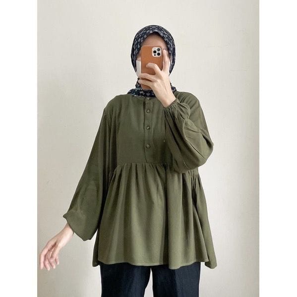 AFI - MC - ⭐️ PREMIUM AIRFLOW CRINCLE ⭐️ Arina Top / Piya / Irithel Blouse CRINCLE *