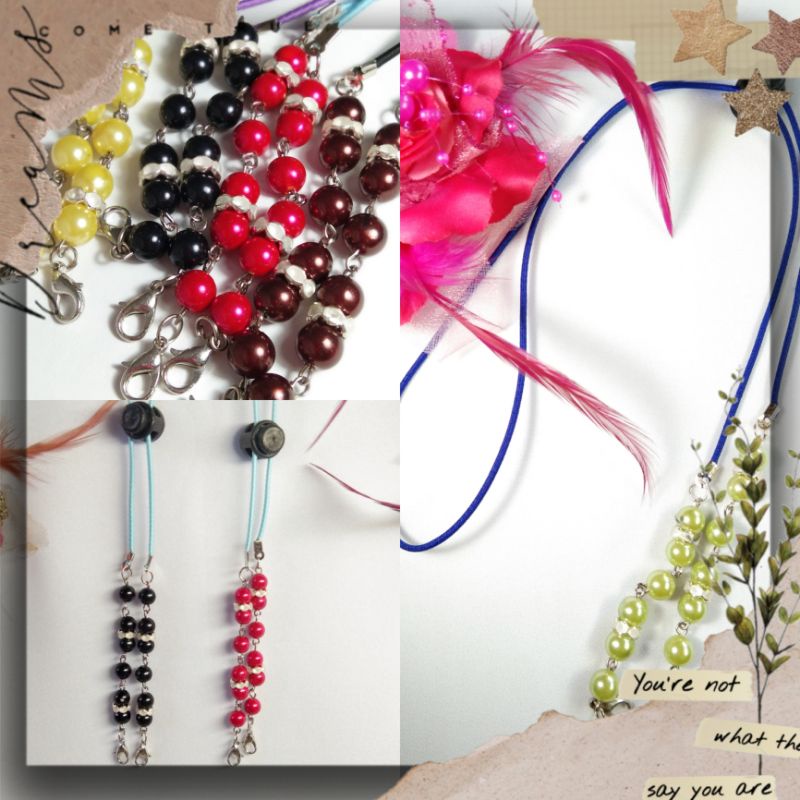 Strap Masker Manik Manik 2 in 1