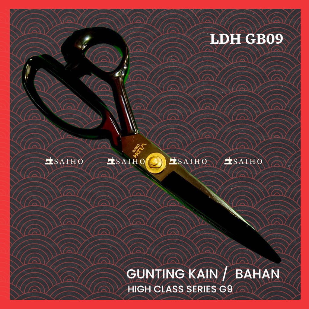 [LDH] Gunting Bahan / Kain / Fabric - Midnight Edition Fabric Shears 9&quot;