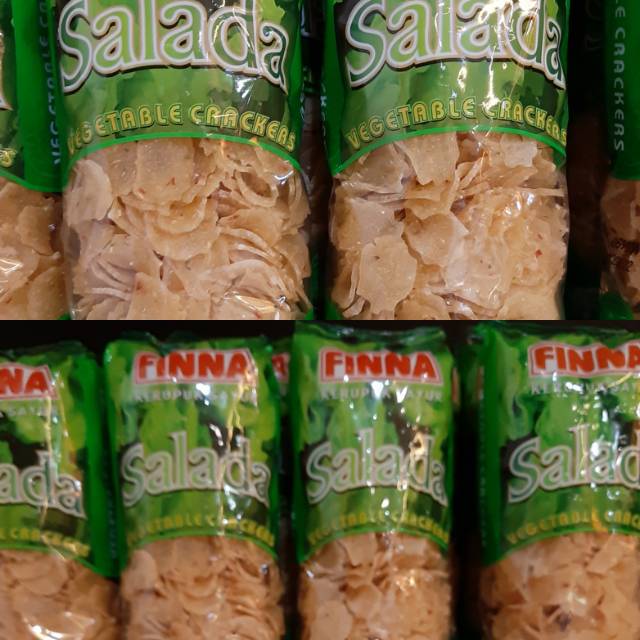 

FINNA Salada vegetable Crackers**Kerupuk Finna Salada Vegetarian crackers 380gram
