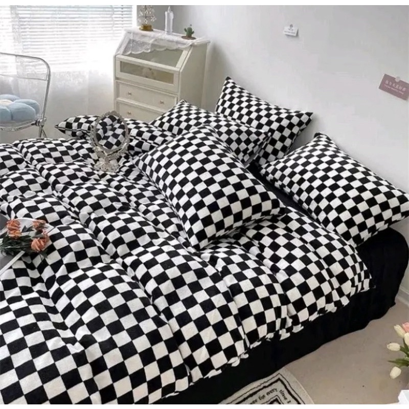 SPREI AESTHETIC MOTIF KOTAK CATUR