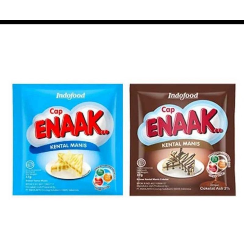 

cap enak coklat kental manis sachet isi 6
