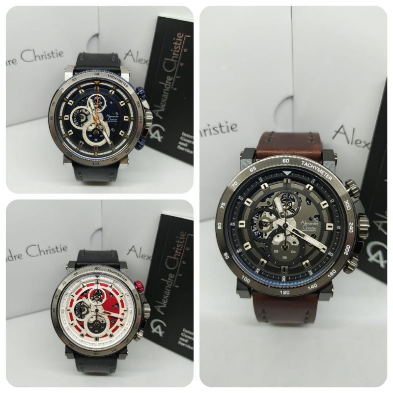 AC 6429 AC6429 Alexandre Christie 6429 Sport Cowok tali kulit