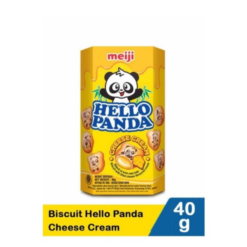 Jual Free Packing Kardus Gram Meiji Hello Panda Cheese Cream Sandwich Cookies Biskuit Biscuit