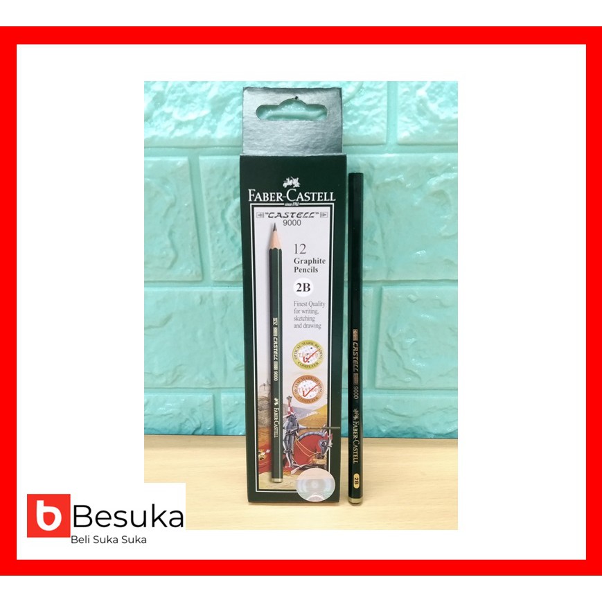 

PENCIL FABER CASTELL 9000-2B