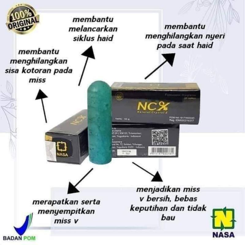 NCX CRISTAL X NASA ORI NCX NASA CRISTAL X ORIGINAL 100%