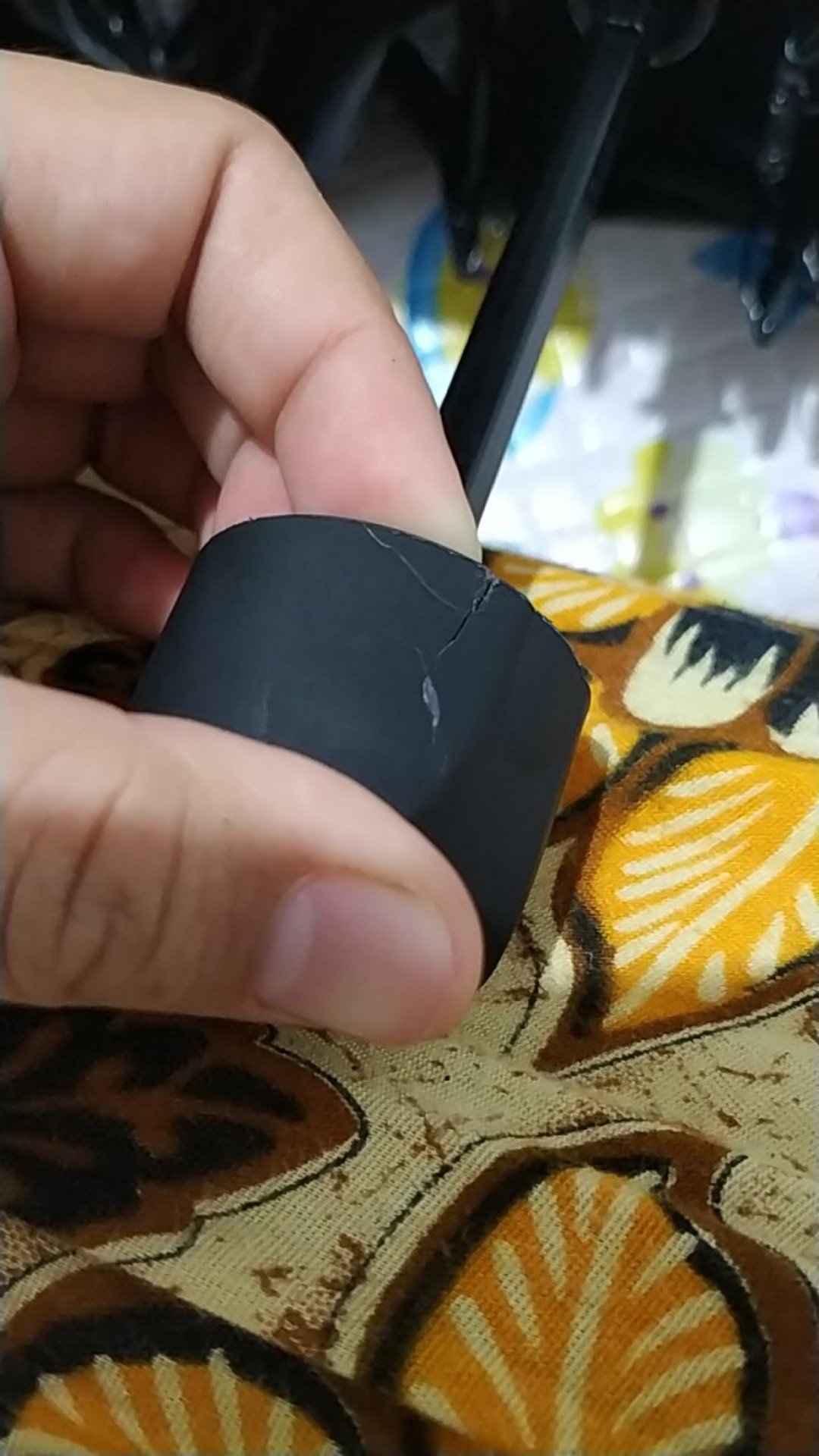 Payung Lipat 3 Dimensi Magic Lapis Hitam