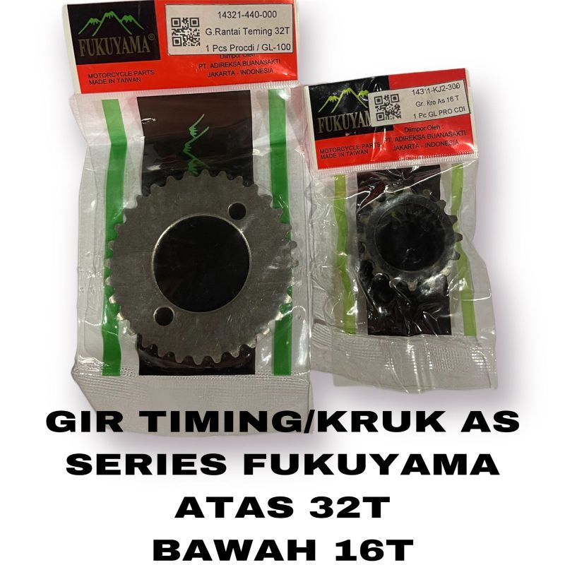 GIGI KAMPRAT BAWAH GL PRO SERIS SET ATAS GL 100 PNP CB GL MP TIGER