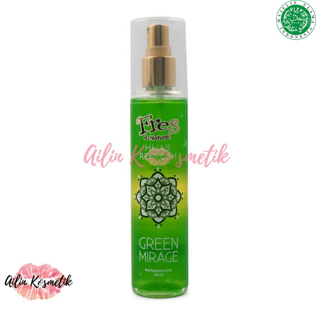 FRESH And Natural Refresh 100ml BPOM ORIGINAL / Minyak Wangi Fresh Hijab Perfume Parfum by AILIN