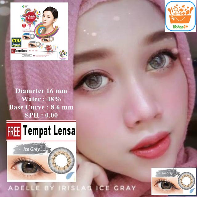 SOFTLENS ADELLE NORMAL BIG EYES 16mm by IRISLAB GRATIS TEMPAT SOFLEN