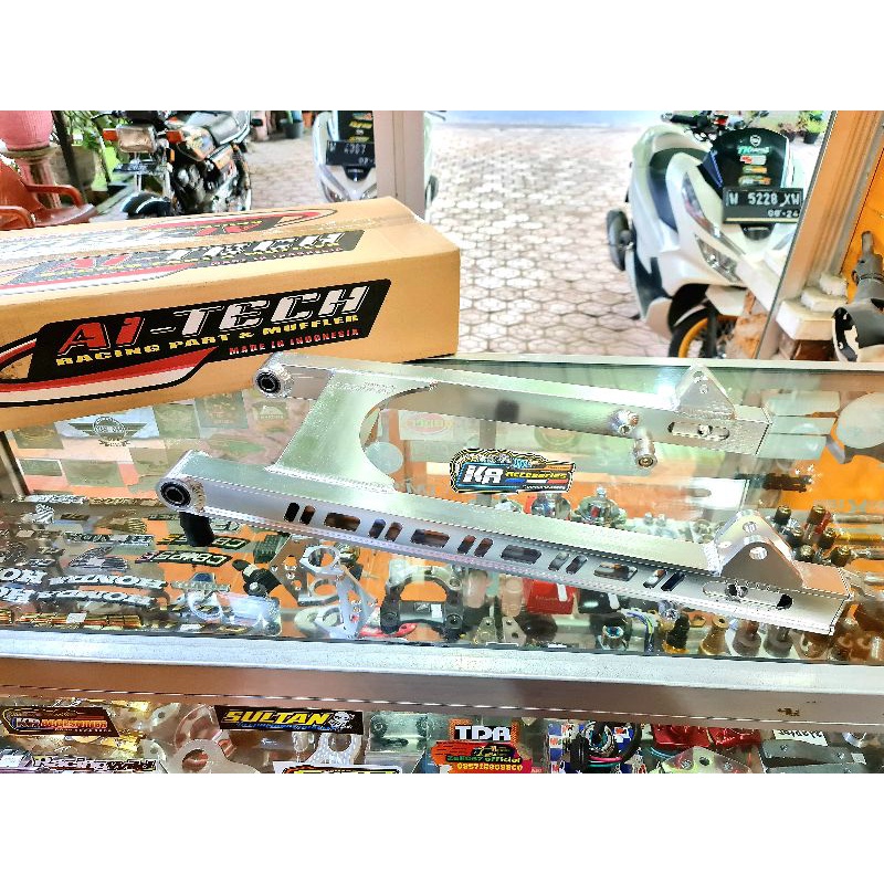 Arm swing arm gl megapro aitech kotak coak set setelan rantai boshing arm