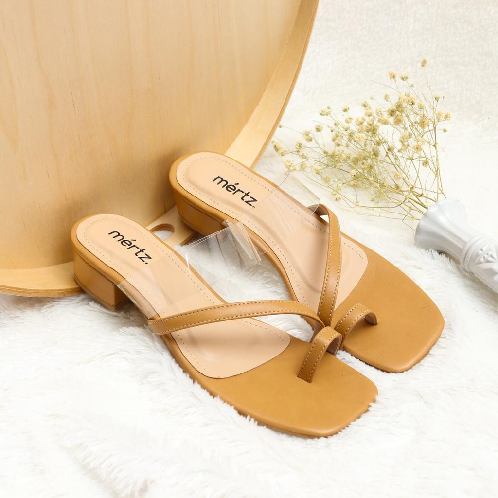  Sandal  Heels Transparan  Sandal  Casual Wanita  Mertz Raia 